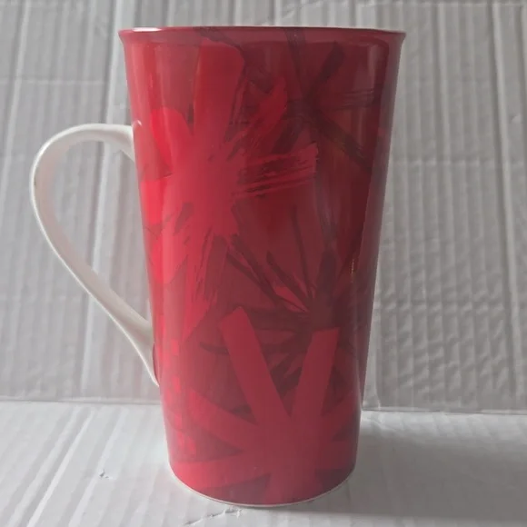 Starbucks Holiday Christmas Red Snowflake Coffee Mug 18 oz - Picture 3 of 8